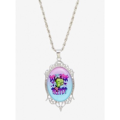Invader Zim GIR Portrait Necklace for Fans