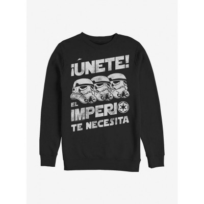 Star Wars Official Crew Sweatshirt - Men's Black