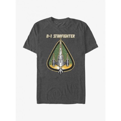 The Mandalorian N-1 Starfighter T-Shirt - Grey Men's