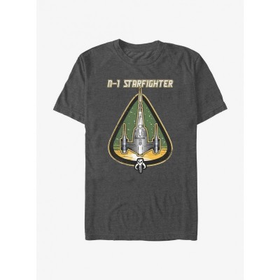 The Mandalorian N-1 Starfighter T-Shirt - Grey Men's