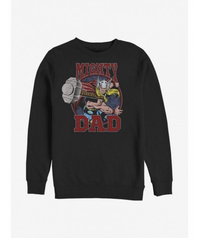 Marvel Thor Mighty Dad Crew Sweatshirt $12.69 Sweatshirts