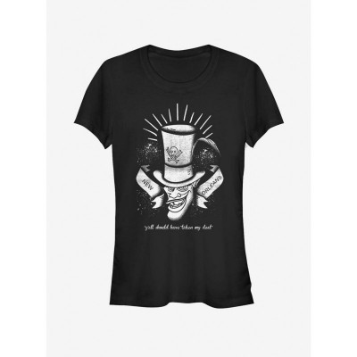 Disney Princess The Frog Girls Lightweight T-Shirt - Junior Sizes Black
