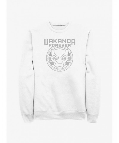 Marvel Black Panther: Wakanda Forever Badge Logo Sweatshirt $11.51 Sweatshirts
