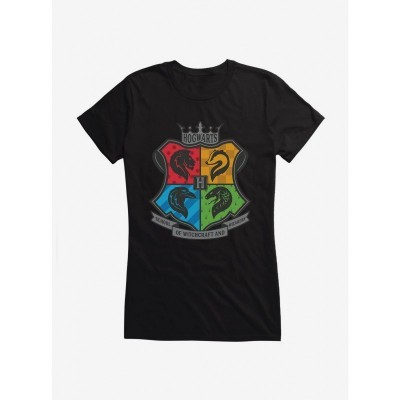 Harry Potter Hogwarts Crest T-Shirt for Girls