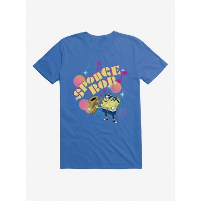 SpongeBob SquarePants Saxophone Playing Men's T-Shirt