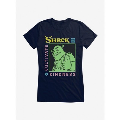 Shrek Thumbs Up Lightweight Cotton Tee for Girls - Black