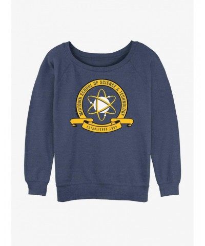 Marvel Spider-Man Midtown Emblem Girls Slouchy Sweatshirt $14.46 Sweatshirts