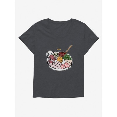 Gudetama Chaos Plus Size Scoop Neck Tee for Girls
