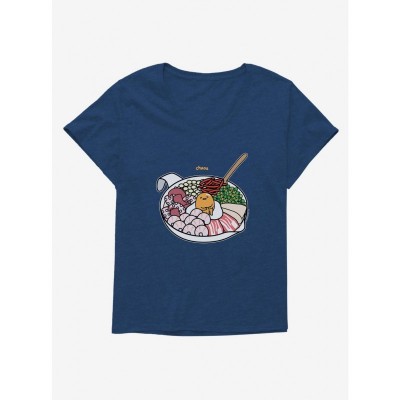 Gudetama Chaos Plus Size Scoop Neck Tee for Girls