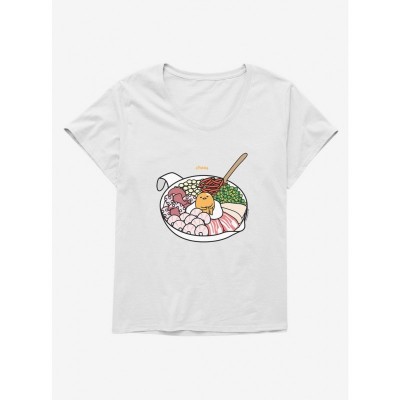 Gudetama Chaos Plus Size Scoop Neck Tee for Girls