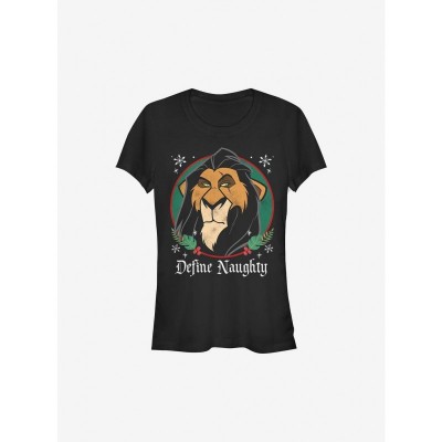 Disney The Lion King Holiday Graphic Tee for Girls - Black