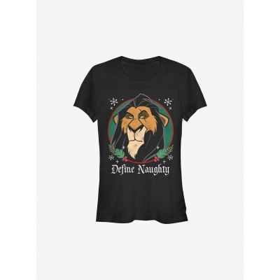Disney The Lion King Holiday Graphic Tee for Girls - Black
