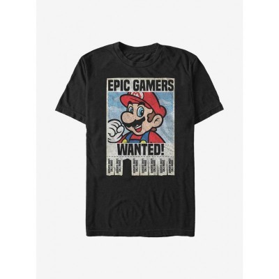 Super Mario Gamers T-Shirt - Men's Black