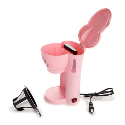 Hello Kitty Pink 3-Piece Coffee Maker Gift Set for Women