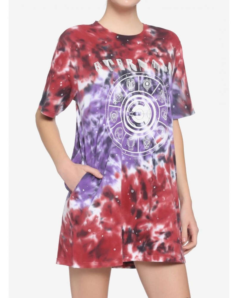 Her Universe Marvel Eternals Cosmic Tie-Dye T-Shirt Dress $4.96 Dresses