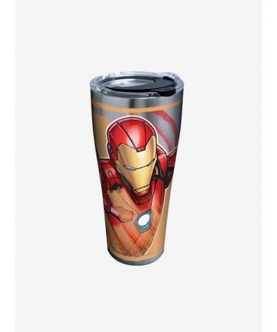 Marvel Iron Man Iconic 30oz Stainless Steel Tumbler With Lid $15.27 Tumblers