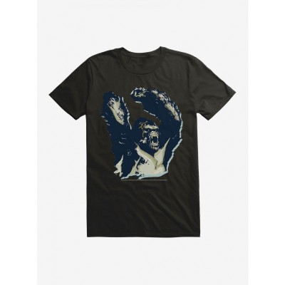 King Kong Shaded Outline T-Shirt for Men - Lightweight Cotton