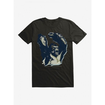 King Kong Shaded Outline T-Shirt for Men - Lightweight Cotton