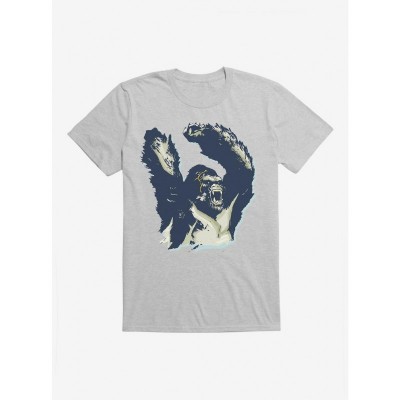 King Kong Shaded Outline T-Shirt for Men - Lightweight Cotton