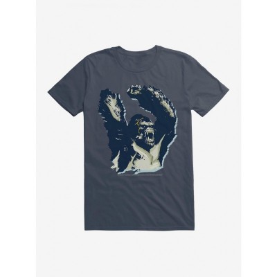 King Kong Shaded Outline T-Shirt for Men - Lightweight Cotton