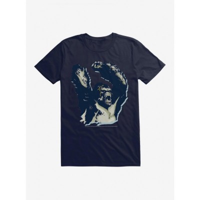 King Kong Shaded Outline T-Shirt for Men - Lightweight Cotton