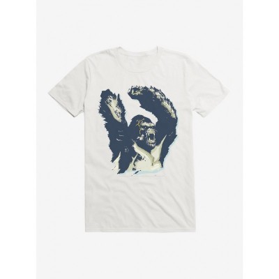 King Kong Shaded Outline T-Shirt for Men - Lightweight Cotton