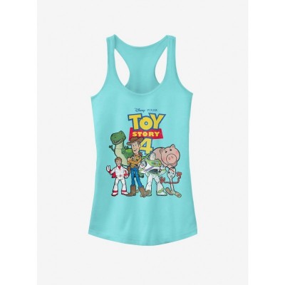 Disney Toy Story 4 Girls Blue Toy Crew Tank Top