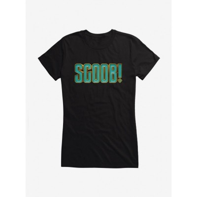 Scoob Movie Logo Lightweight Cotton Girls T-Shirt