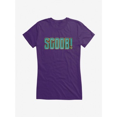 Scoob Movie Logo Lightweight Cotton Girls T-Shirt