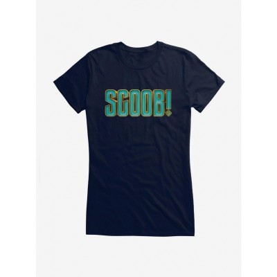 Scoob Movie Logo Lightweight Cotton Girls T-Shirt