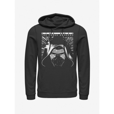 Star Wars The Force Awakens Kylo Ren X-Wings Lightweight Black Hoodie - Unisex