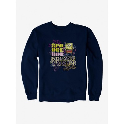 SpongeBob SquareTunes Navy Blue Men's Comfortable Sweatshirt