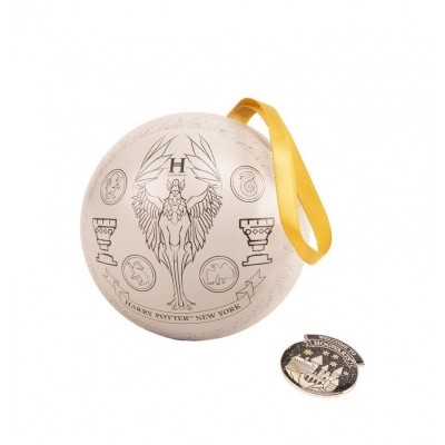 Harry Potter NYC Griffin Christmas Bauble - Magical Pin Badge Gift Inside