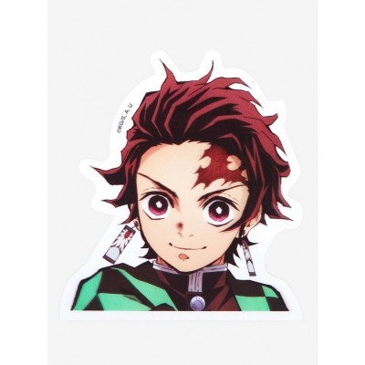 Demon Slayer Tanjiro Lenticular Car Decal 6 Inch Paper Import
