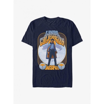 Star Wars T-Shirt for Men - Lando Calrissian Blue Comfortable Cotton