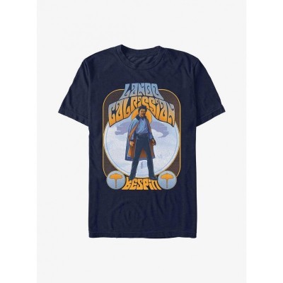 Star Wars T-Shirt for Men - Lando Calrissian Blue Comfortable Cotton