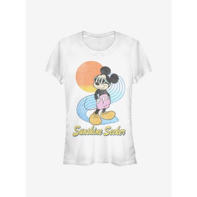 Disney Girls Sunshine Seeker Lightweight T-Shirt - White