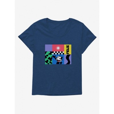 Felix The Cat 90s Retro Graphic Tee for Plus Size Girls