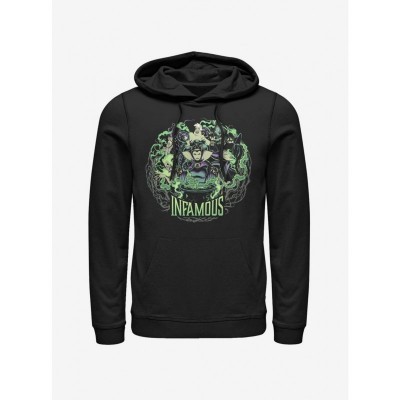 Disney Epitome of Evil Hoodie - Men's Black Cotton Blend