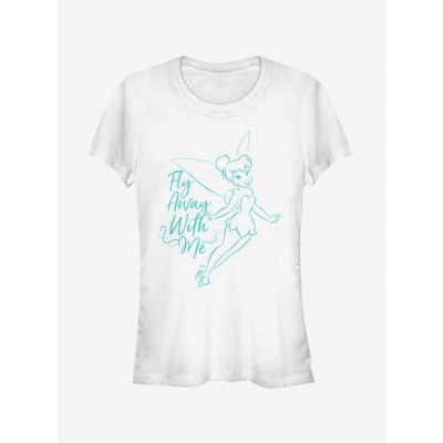 Disney Tinker Bell Adventure Girls T-Shirt - White