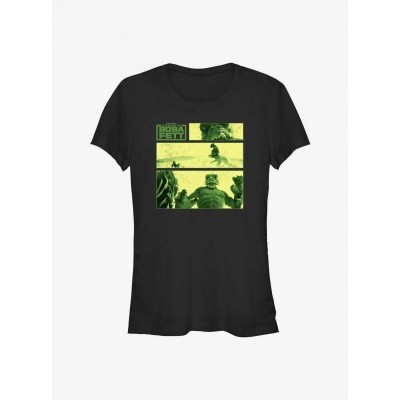 Star Wars The Book of Boba Fett Graphic Tee for Girls - Black