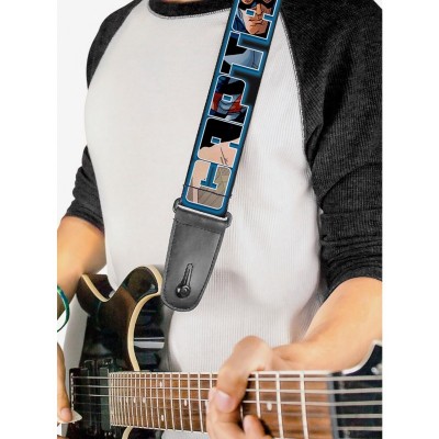Marvel Captain America Poses Guitar Strap - Hand-Crafted USA Premium Polyester Strap