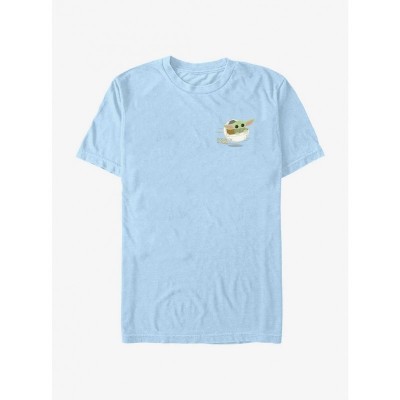 Mandalorian Flying Pod Race T-Shirt - Men's Blue