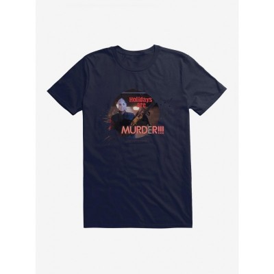 National Lampoon Christmas Vacation Murder Mystery T-Shirt for Men