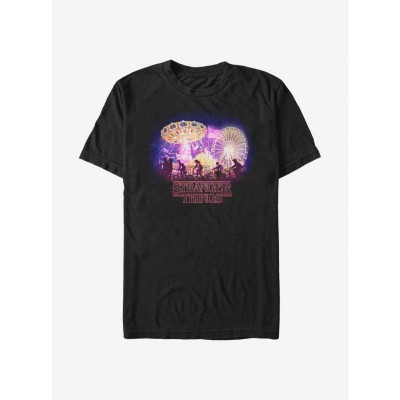Extra Soft Stranger Things Circus T-Shirt - Men's Black