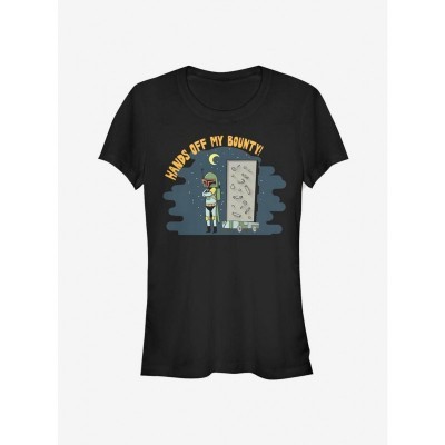 Star Wars Hands Off Bounty Girls T-Shirt - Junior Size Black