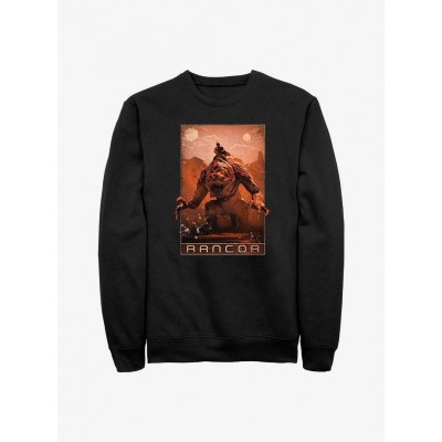 Star Wars Boba Fett Rancor Black Crewneck Sweatshirt for Men