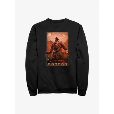 Star Wars Boba Fett Rancor Black Crewneck Sweatshirt for Men