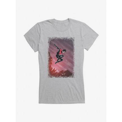 DC Comics Inspired Batman Jump Off Graphic Tee for Girls