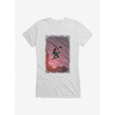 DC Comics Inspired Batman Jump Off Graphic Tee for Girls